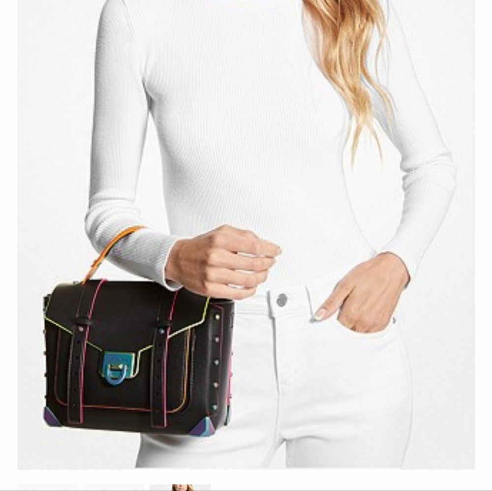 Michael Kors designer cross body bag, leather.